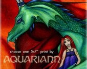 choose one 5x7 fantasy art print