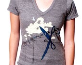 2X SNIP V-neck Shirt ..... Women's 2X tee
