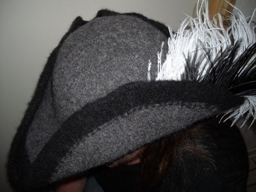 Adult size Top Hat/Pirate Hat - Knitting Pattern