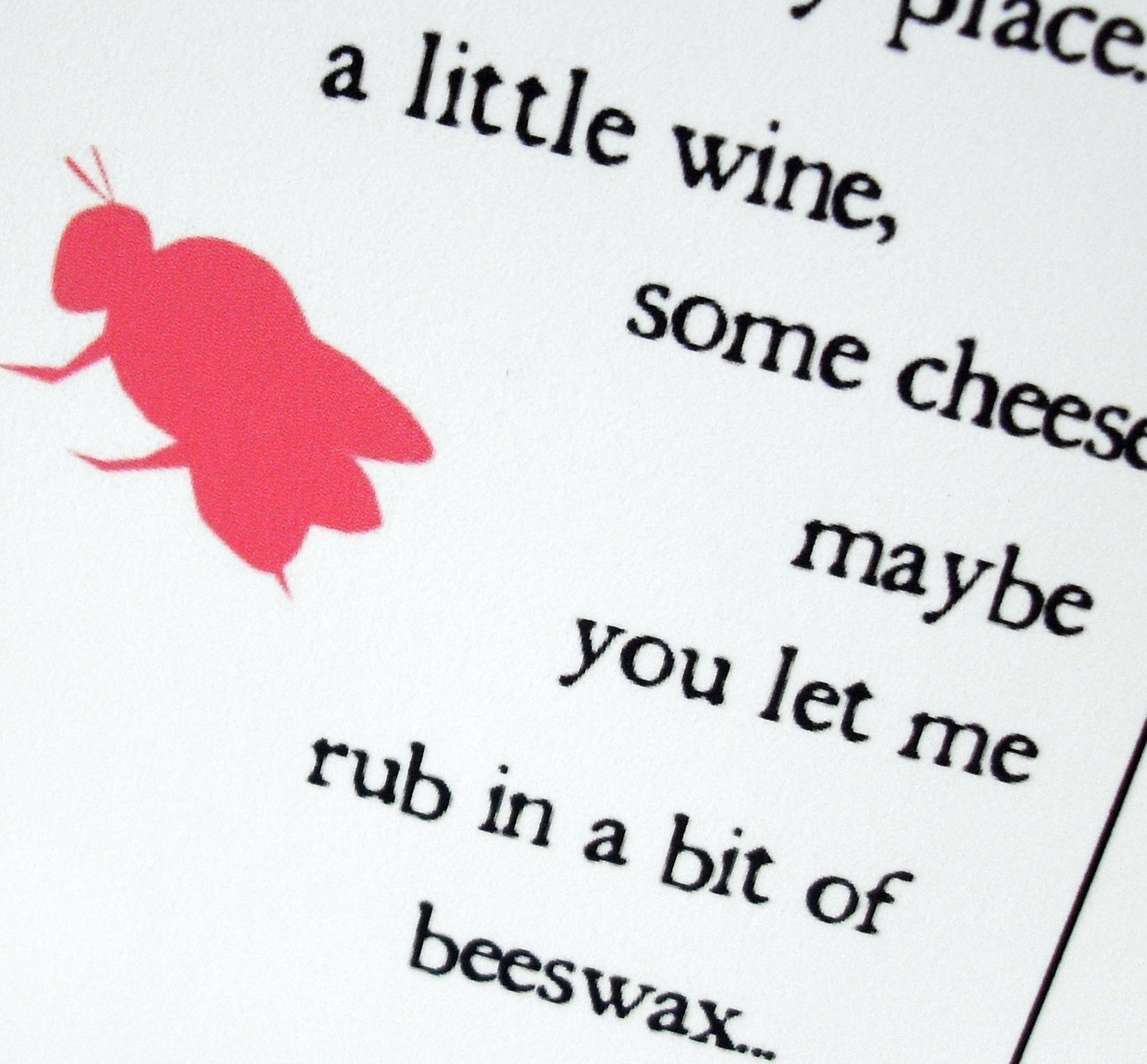 The birds and the bees - funny love card, relationship, sex (WG123)