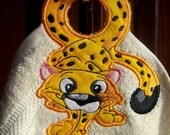 Cheetah Hand Towel