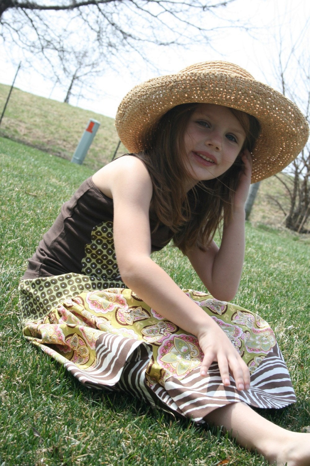 Sweetie Pie Design - Mariposa Twirly Skirt - Size 2t - READY TO SHIP