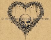 Heartskulls 5 x 8 Print