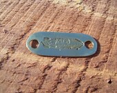 Brass Zeppelin boot lace tag