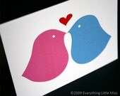 Love Birds folded card