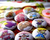 Strawberry Shortcake and Friends - Set of Ten Buttons