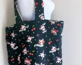 Skull Love Cutie Pie Tote Bag