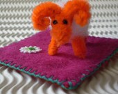 Orange Pipe Cleaner Sheep