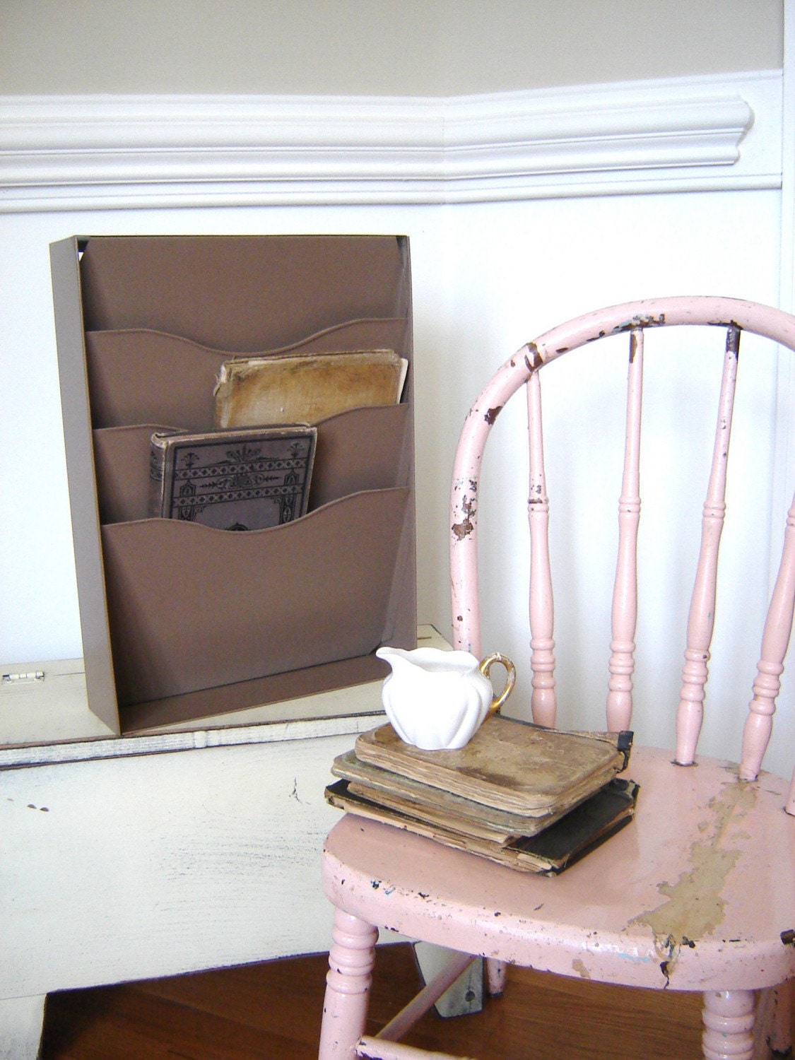 Vintage UNC Library Office File Shelf