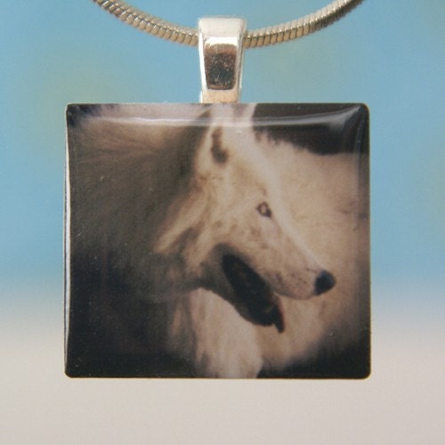 ModJess---Scrabble Tile Pendant---Flurry the Wolf