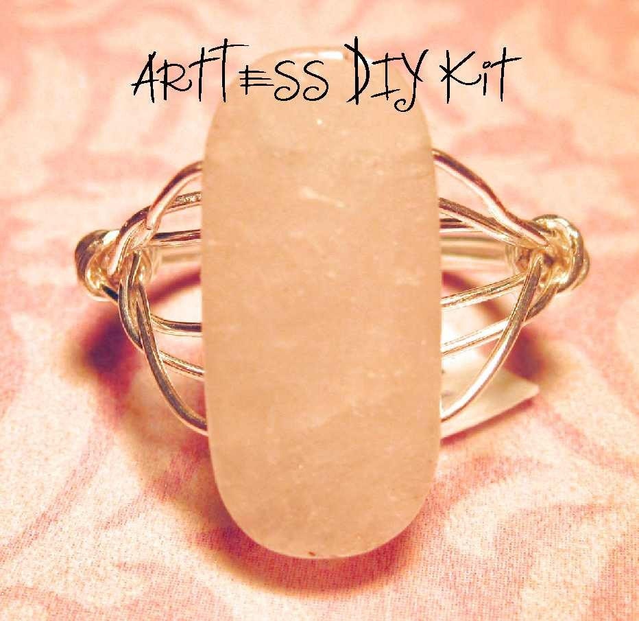 DIY KIT Rose Quartz Ring
