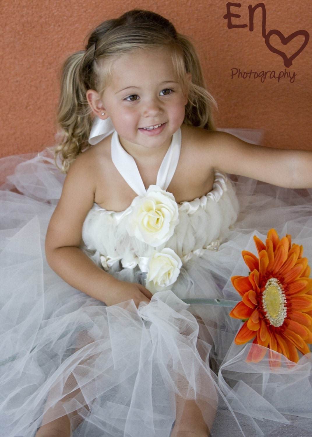 Ivory Empire Flower Girl Tutu Dress, 18 month/2T Size