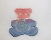 Vintage Teddy Bear dish or soap or jewelry holder