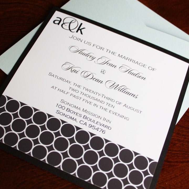 Printable Personalized Invitation- Audrey Design
