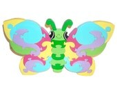 Cute Butterfly -  Handcrafted Wooden Jigsaw Puzzle