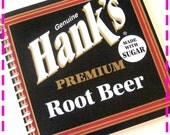 PREMIUM ROOT BEER Original Recycled Notebook / Upcycled Journal - Spiral Bound and Eco Friendly - Genuine-