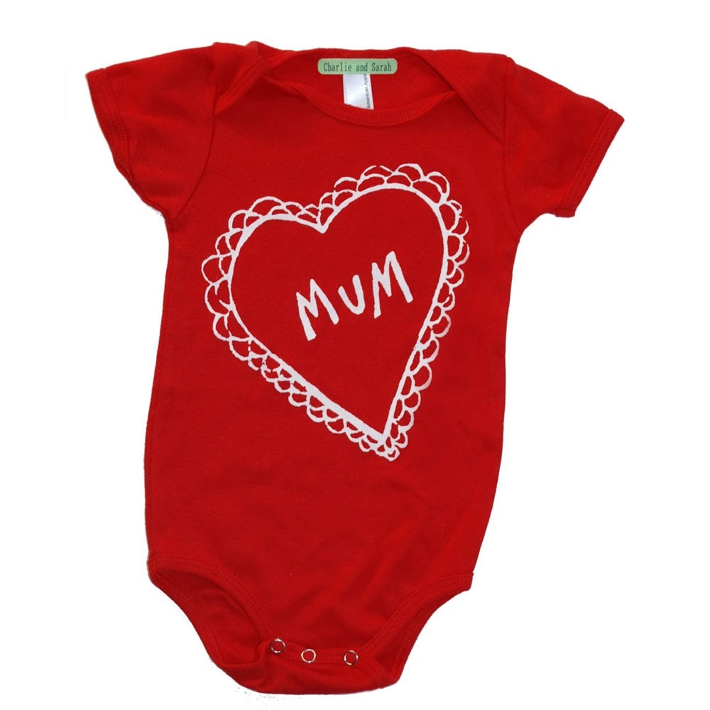 Happy Valentines Day Mum Onesie or Lap Tee