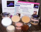 8pc Mineral Makeup Starter Kit incl Medium n Tan Foundations with Brush - Free Shipping