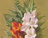 Past and Present Vintage Postcard early 1900s