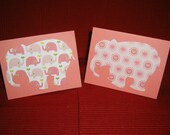 Pink Elephant Card Set