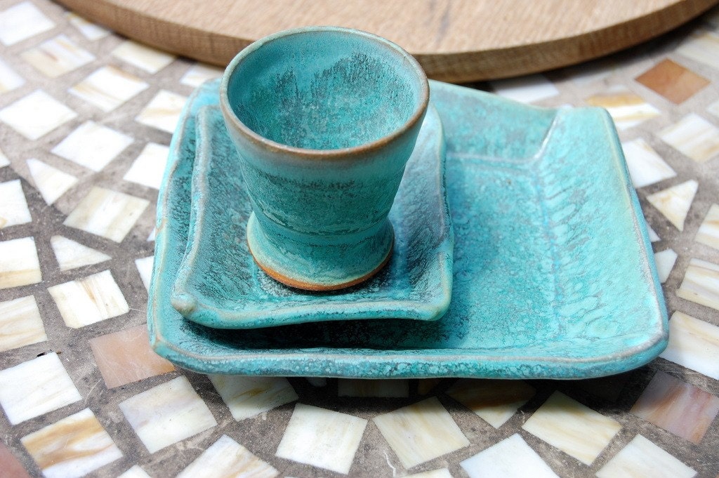 Breakfast for One in Turquoise