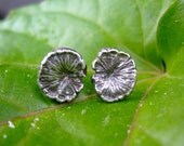Little Friends, fine silver post earrings