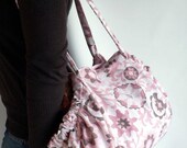 Playmat Purse in Bubble Gum and Brown - Toy Tote Diaper Bag Complement