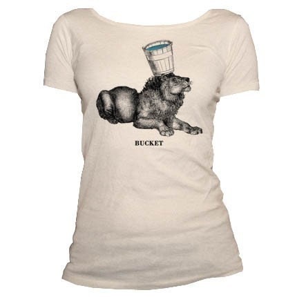 BUCKET - Organic Cotton Scoop Neck Tshirt