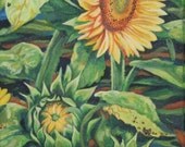 Sunflowers - Original oil painting.
