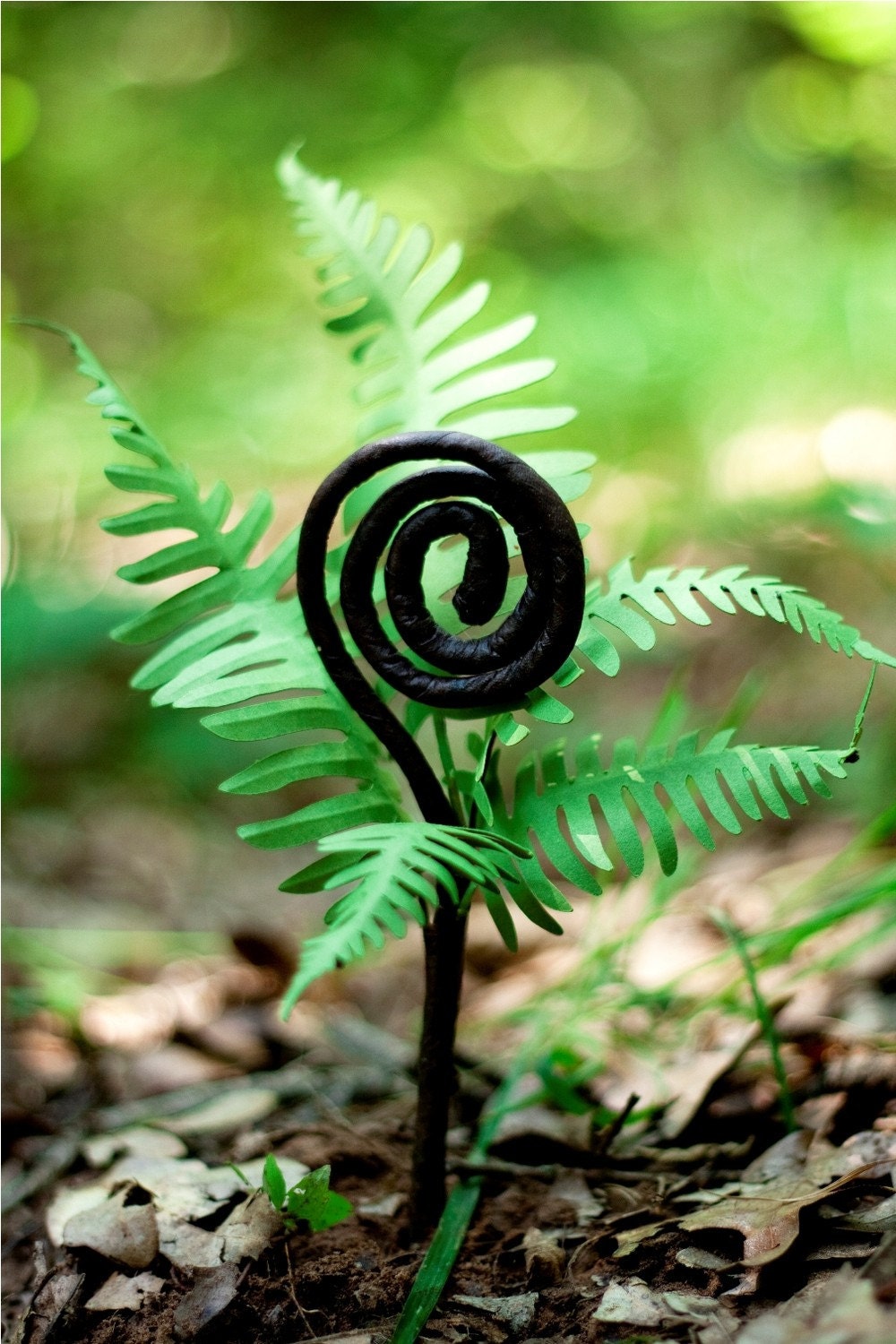 monkey tail fern cluster -  paper flowers for wedding, gift, and decor