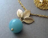 tasty - amazonite gold necklace