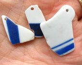 DRILLED Pottery Shards from Nova Scotia, Canada
