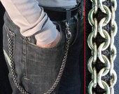 Wallet Chain - Inverted Round Weave - Stainless Steel