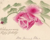 Vintage Birthday Post Card Early 1900s bd073