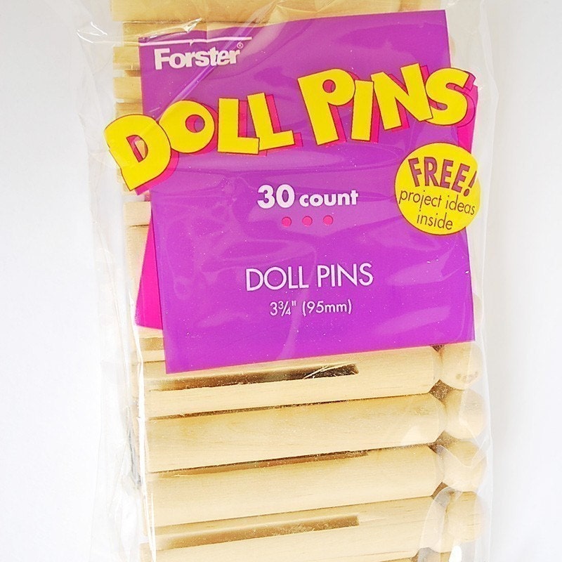 Doll Pins - Clothespin doll, pin doll, peg doll supplies