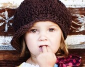12 to 24 Month Newsgirl Beanie - espresso