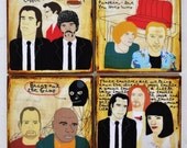 Pulp Fiction- Set of 4 Coasters
