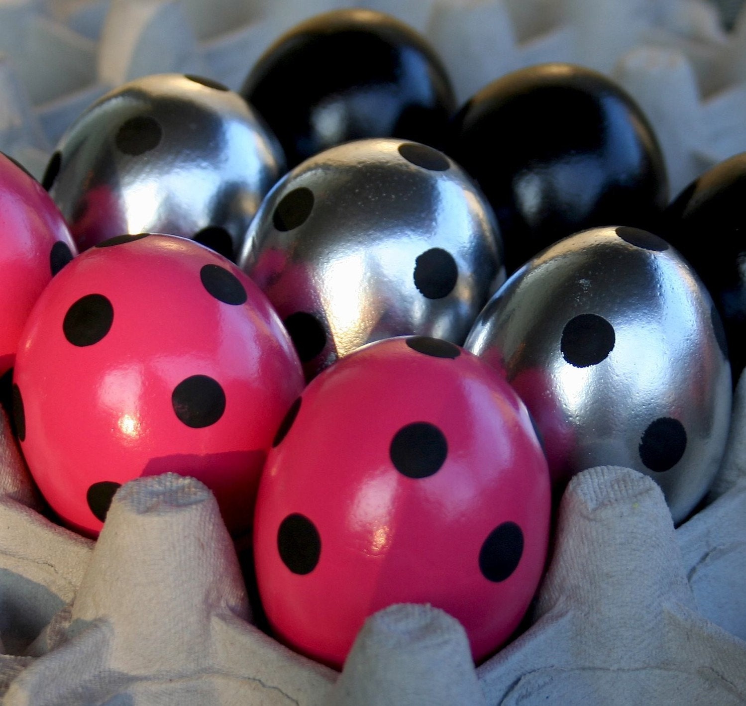 Cascarones (Confetti Eggs) TWO DOZEN Rock Star Diva