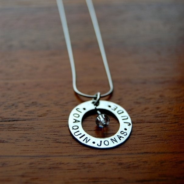 Personalized Birthstone Eternity Necklace