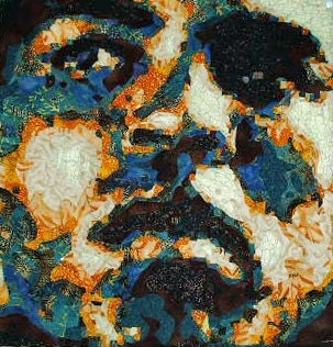 Muhammed Ali Fabric Mosaic Art