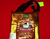 Unique Fun Green Eco Friendly Purse made with Recycled Coffee bags
