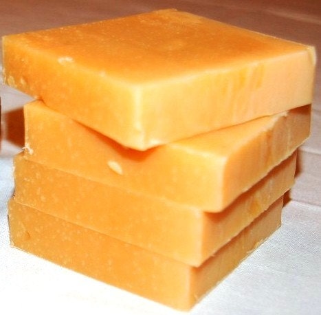 Handmade Cold Process Patchouli and Orange Olive Oil Soap Bar