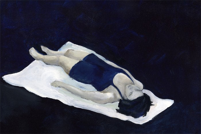 Blue Bather