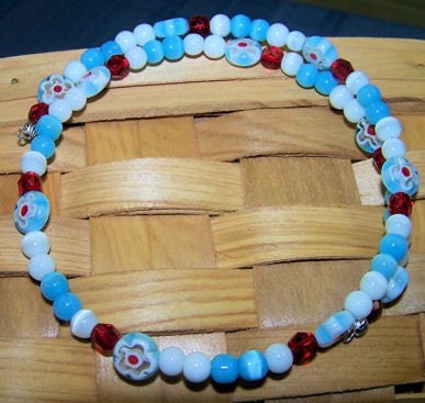 A Touch of Red Necklace