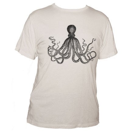 OCTOPUS LOVE - Organic Cotton Unisex Crew Tshirt