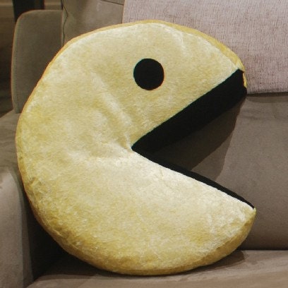 Pacman Plush Pillow Cushion