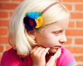 Felt Flower Bouquet Headband