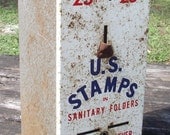 Vintage 25 Cent Stamp Machine