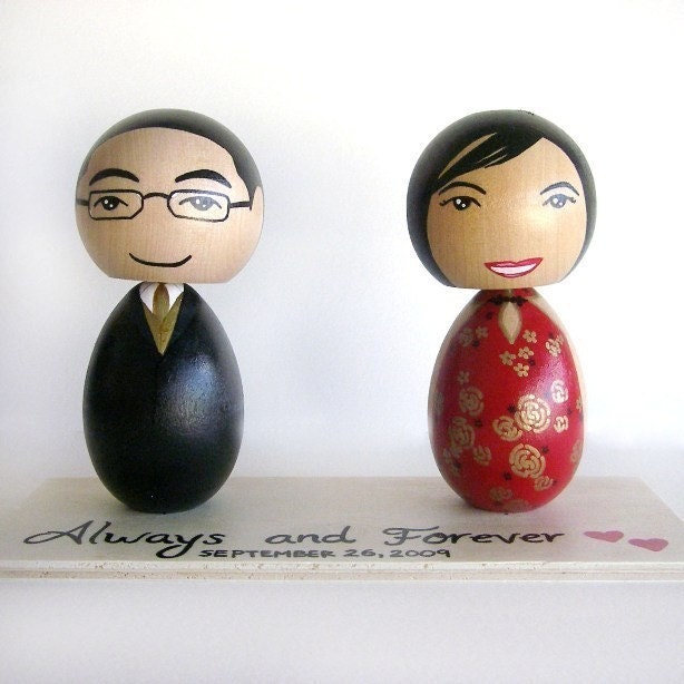 Custom Large Wedding Cake Topper Mini-Me