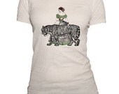 TALE of the TIGER LADY - Organic Cotton Scoop Neck Tshirt